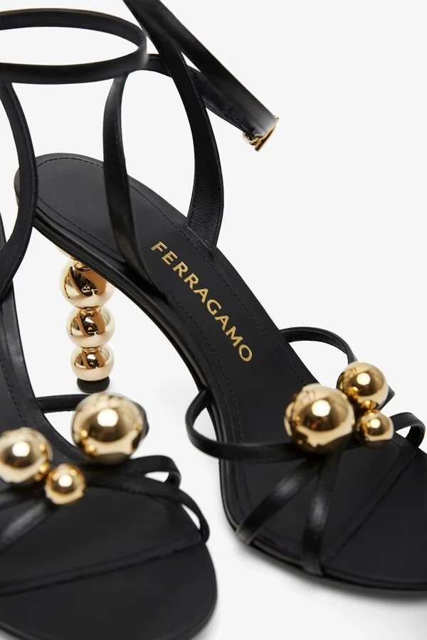 Karina 95 black sandals - Image 4