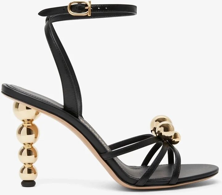 Karina 95 black sandals