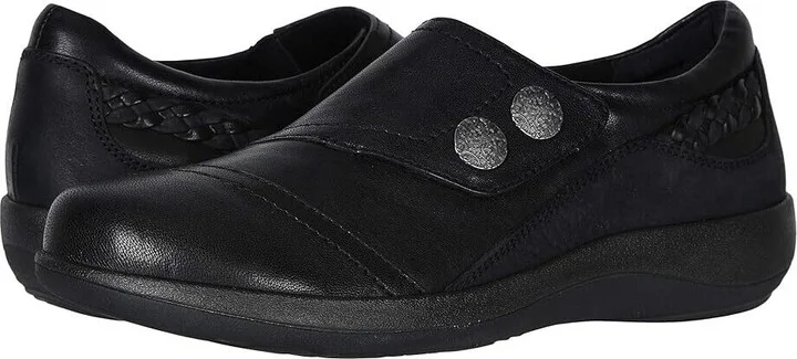 Karina DM500W Women's 7.5-8 Black Leather Monk Strap Dress Shoes KHD1384