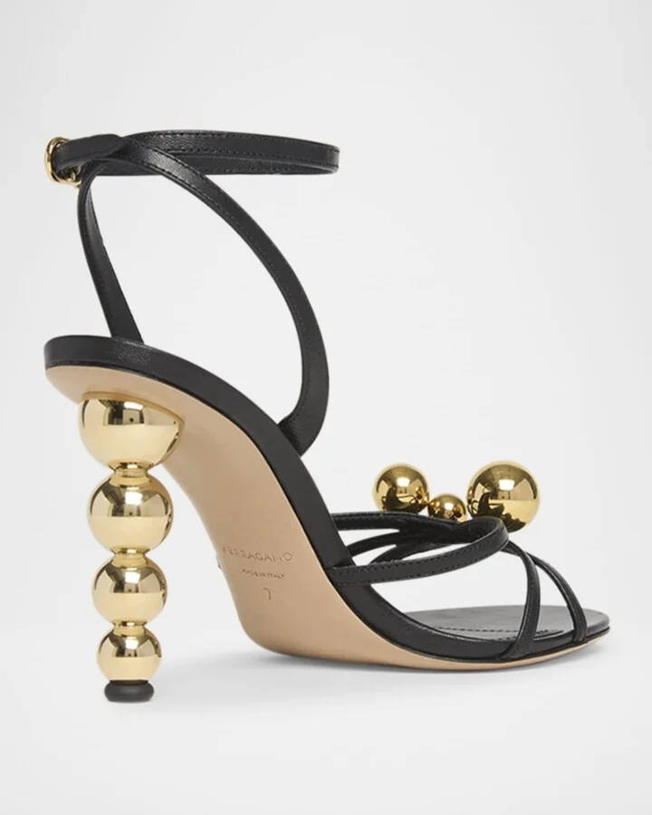 Karina Strappy Spheres Ankle-Strap Sandals - Image 2