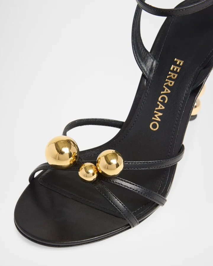 Karina Strappy Spheres Ankle-Strap Sandals - Image 3