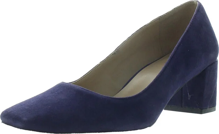 Karina Womens Leather Square Toe Pumps