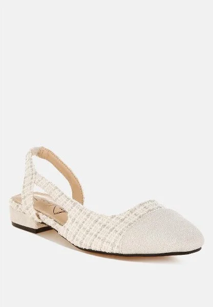 Karita Tweed Slingback Sandals Women - Image 3