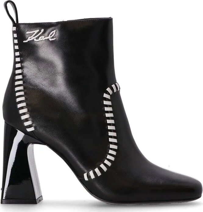 Karl Lagerfeld Astra Nova Embellished Ankle Boots
