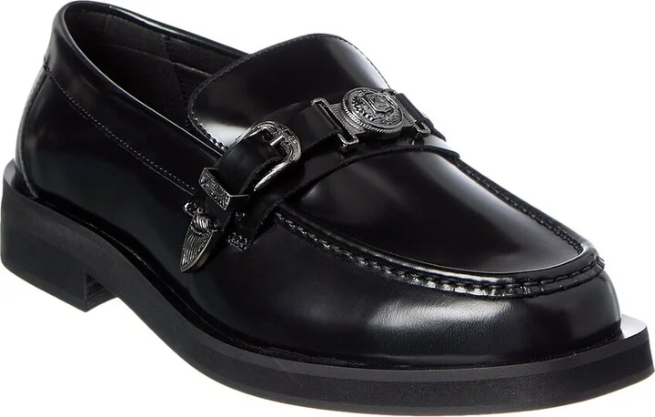 KARL LAGERFELD Box Leather Loafer