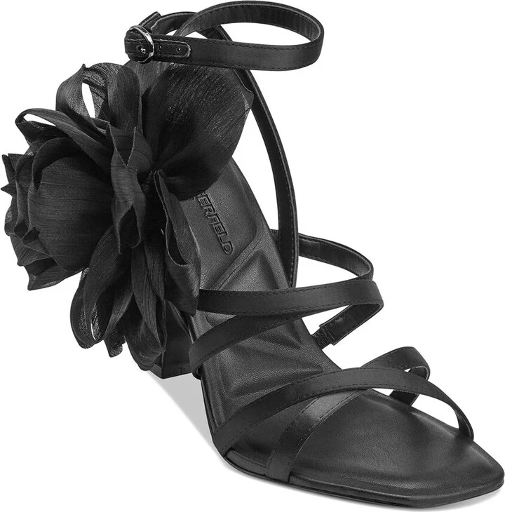 KARL LAGERFELD Caela Satin Dress Sandal