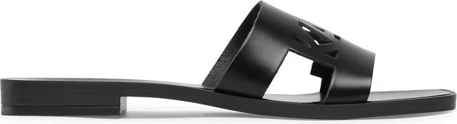 Karl Lagerfeld Cut-Out Detailed Slip-On Sandals