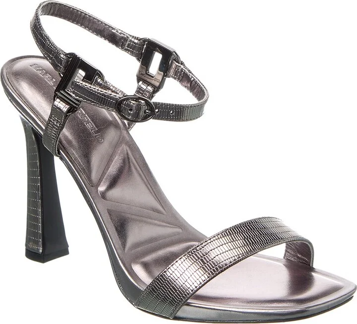 KARL LAGERFELD Cybil Leather Dress Sandal