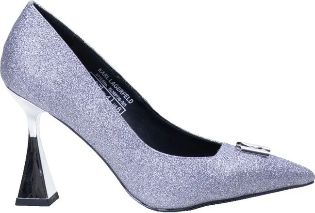 Karl Lagerfeld Debut Brooch Court Glittered Pumps