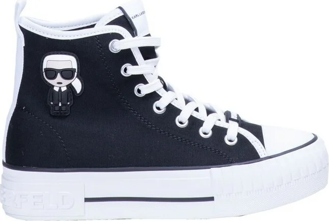Karl Lagerfeld Karl Hi-Top Platform Lace-Up Sneakers