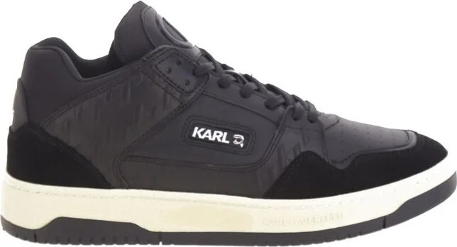 Karl Lagerfeld Logo Patch Lace-Up Sneakers