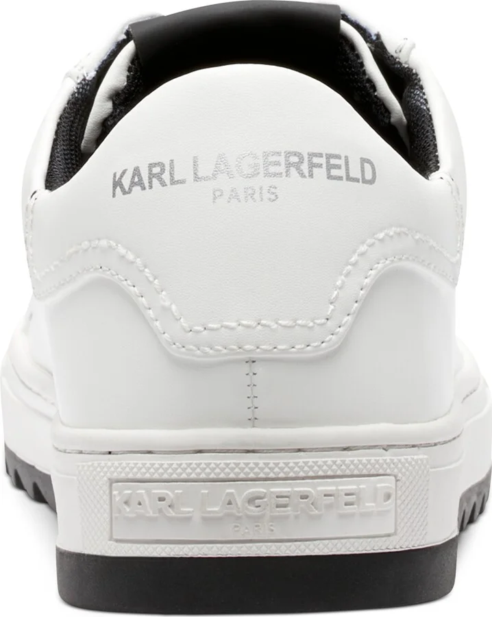 Karl Lagerfeld Men's Smooth Leather Tennis Sneaker - Image 8