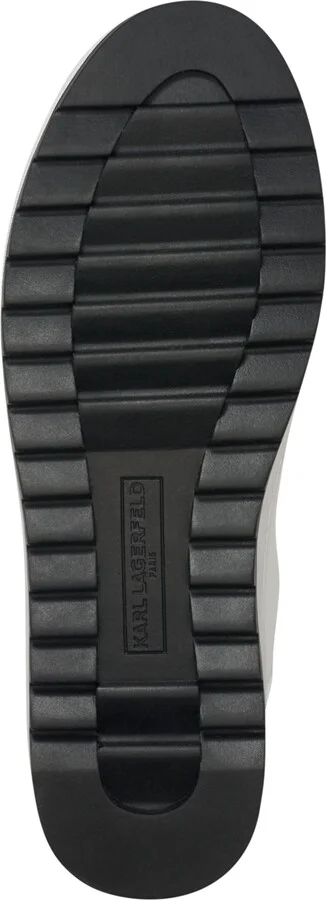 Karl Lagerfeld Men's Smooth Leather Tennis Sneaker - Image 9