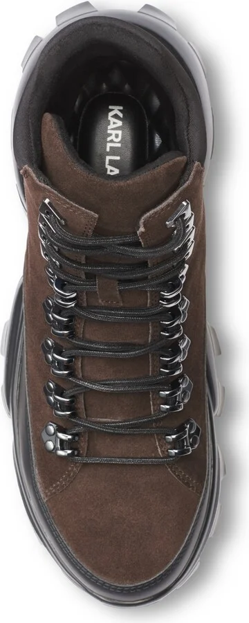 Karl Lagerfeld Men's Suede Workboot on Lightweight Lug Sole Boot - Image 4