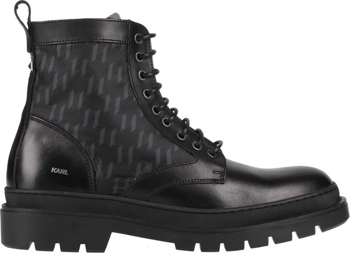 Karl Lagerfeld Outland Mono Mix Lace Boot Man Ankle boots - Image 3