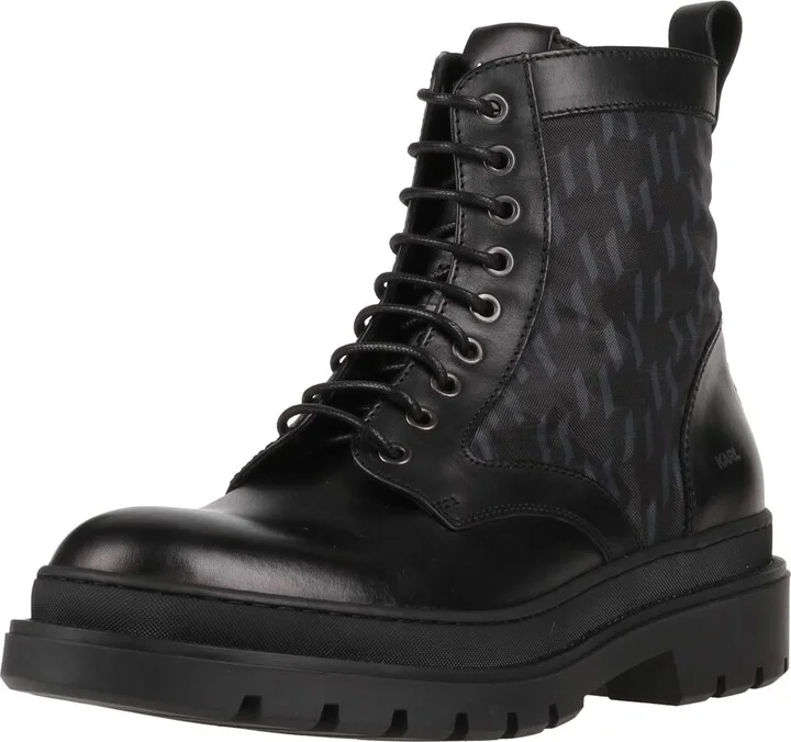 Karl Lagerfeld Outland Mono Mix Lace Boot Man Ankle boots - Image 4