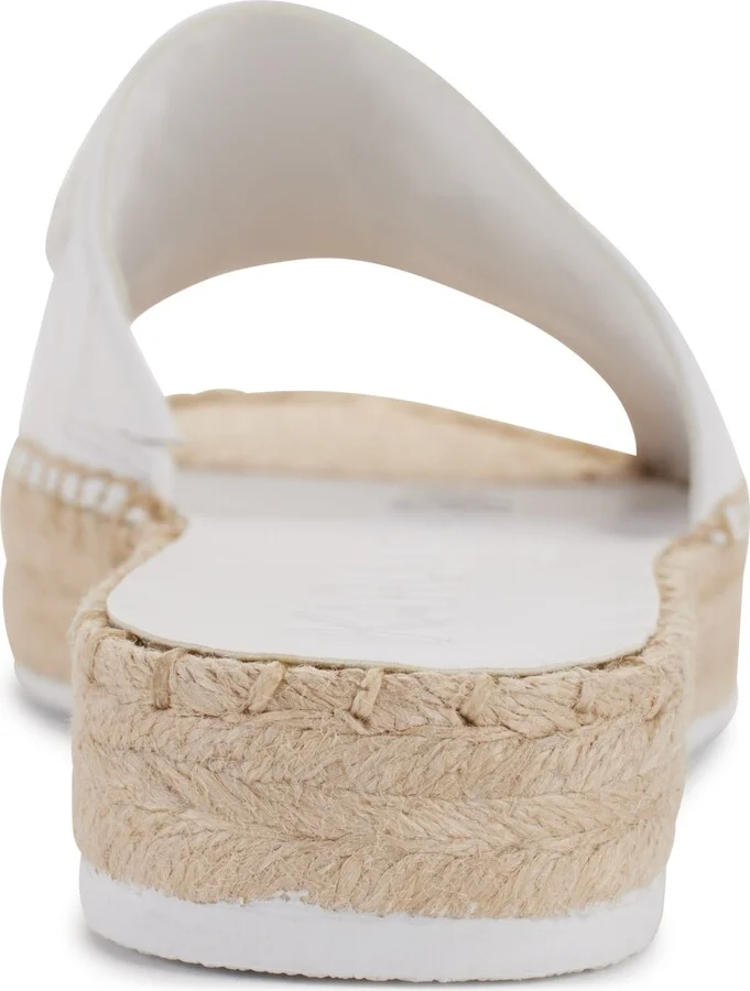 Karl Lagerfeld Paris Cherie Logo Slip-On Espadrille Platform Slide Sandals - Image 3