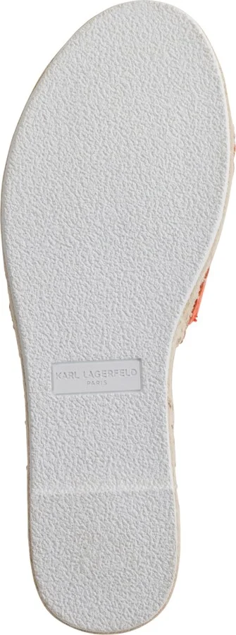 Karl Lagerfeld Paris Cherie Logo Slip-On Espadrille Platform Slide Sandals - Image 9