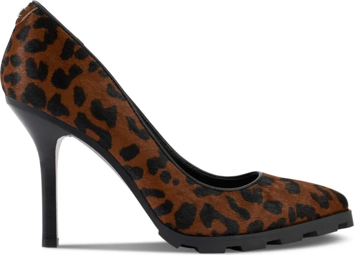 Karl Lagerfeld Paris Madelyn Slip On Pointed Toe Lug Sole Pumps - Image 2