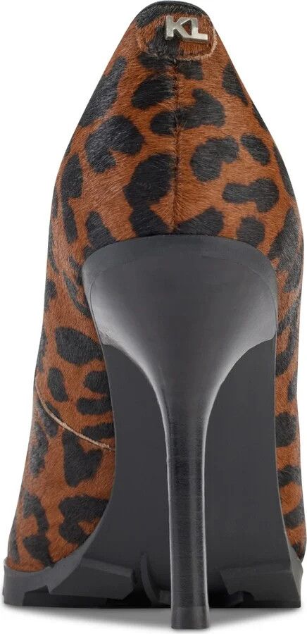 Karl Lagerfeld Paris Madelyn Slip On Pointed Toe Lug Sole Pumps - Image 3