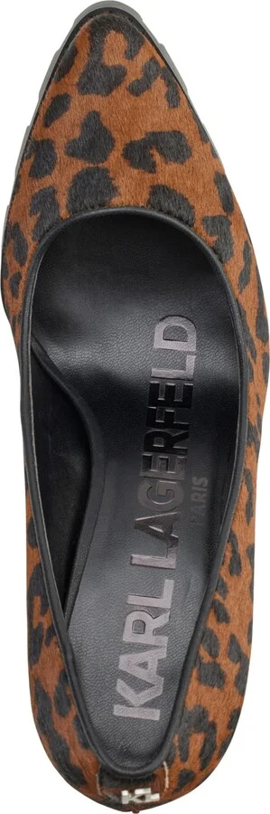 Karl Lagerfeld Paris Madelyn Slip On Pointed Toe Lug Sole Pumps - Image 4