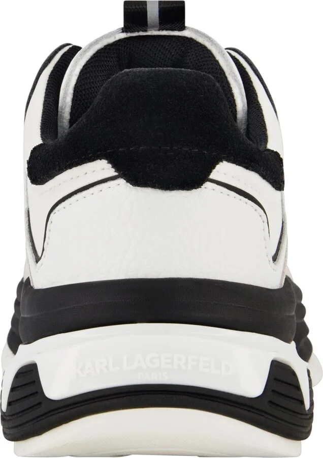 Karl Lagerfeld Paris Men's Chunky Two Tone Sole Leather Sneakers - Image 3