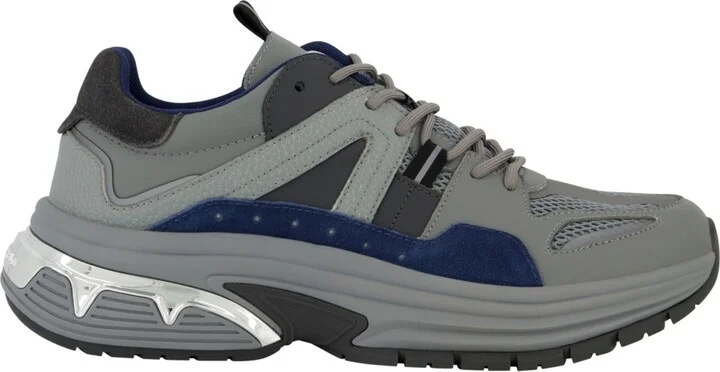 Karl Lagerfeld Paris Men's Chunky Two Tone Sole Leather Sneakers - Image 6