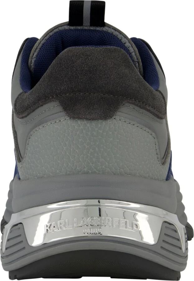 Karl Lagerfeld Paris Men's Chunky Two Tone Sole Leather Sneakers - Image 7