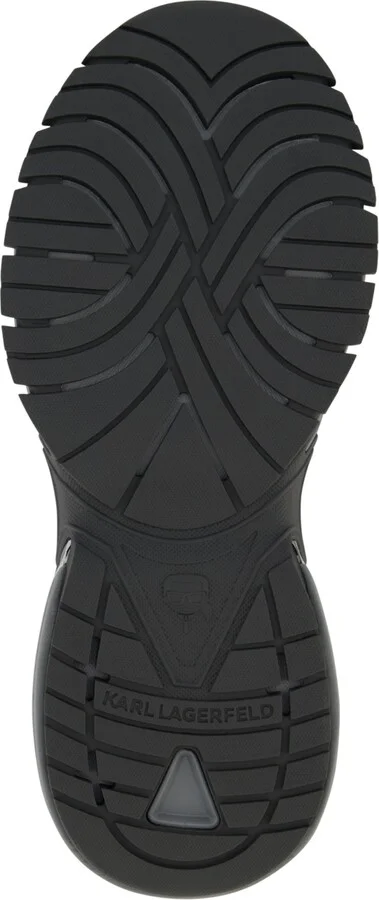 Karl Lagerfeld Paris Men's Chunky Two Tone Sole Leather Sneakers - Image 9