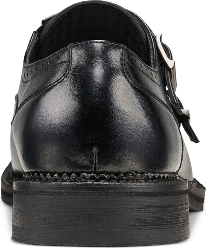 Karl Lagerfeld Paris Men's Double Buckle Monk Strap Wingtip Dress Shoes - Image 3