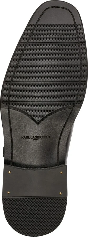Karl Lagerfeld Paris Men's Double Buckle Monk Strap Wingtip Dress Shoes - Image 5
