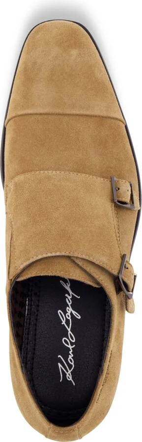 Karl Lagerfeld Paris Men's Double Monk Cap Toe Dress Shoe - Image 4
