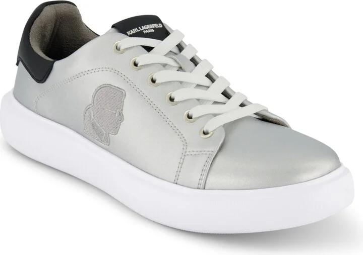 Karl Lagerfeld Paris Men's Embroidered Karl Head Profile Sneakers