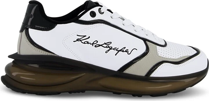 Karl Lagerfeld Paris Men's Embroidered Signature Logo Running Sneakers - Image 2