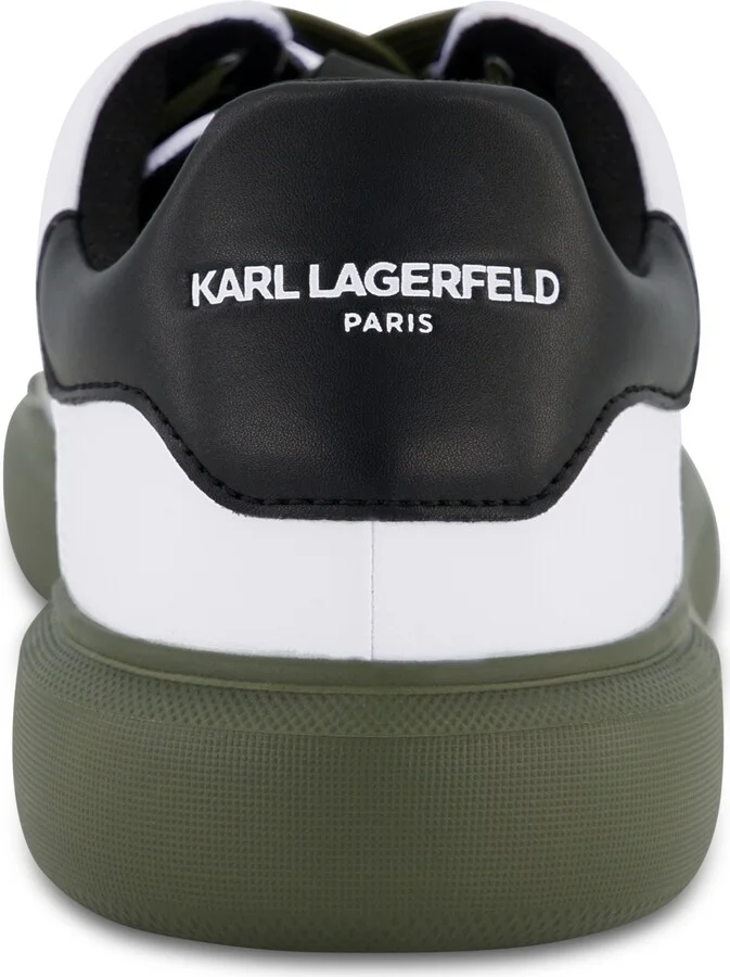 Karl Lagerfeld Paris Men's Embroidered Signature Logo Sneakers - White, Blue - Image 7