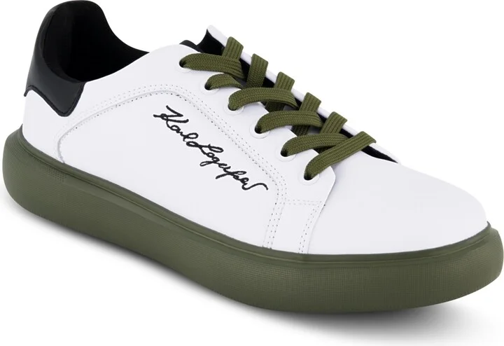 White,green