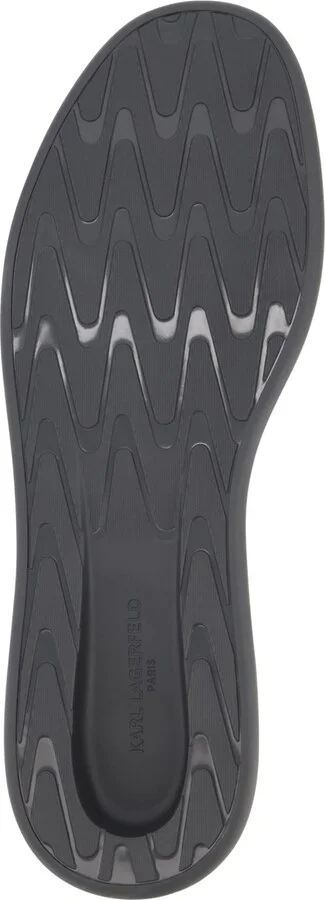 Karl Lagerfeld Paris Men's Front Crossed Reptile Print Slip On Sneakers - Image 5
