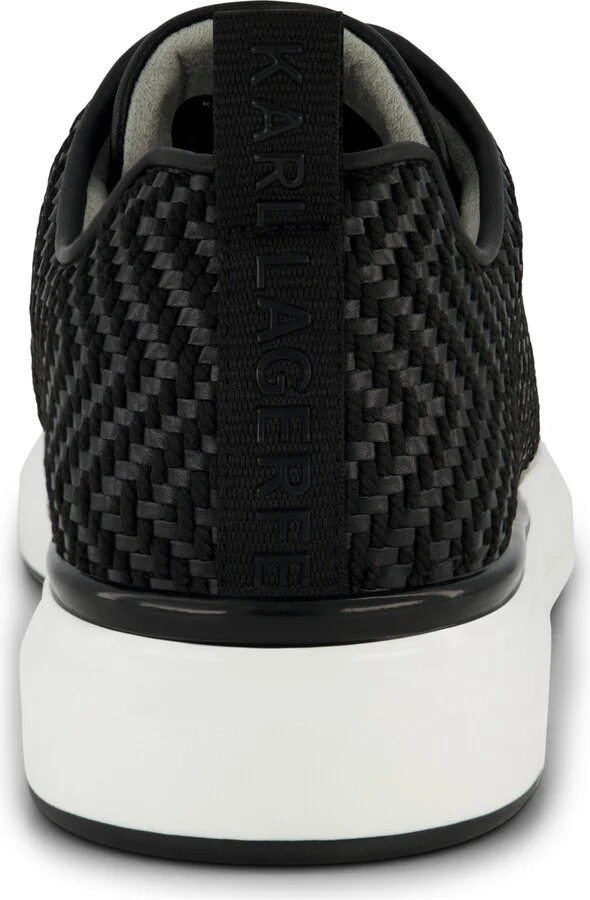Karl Lagerfeld Paris Men's Front Crossed Slip On Sneakers - Image 2