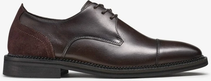 Karl Lagerfeld Paris Men's Leather Cap Toe Derby Lace-Up Shoe - Image 2