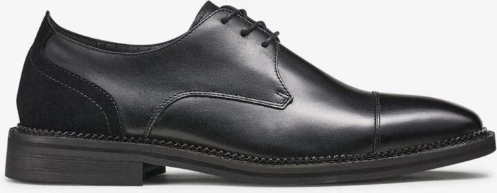 Karl Lagerfeld Paris Men's Leather Cap Toe Derby Lace-Up Shoe - Image 6