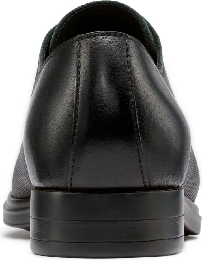 Karl Lagerfeld Paris Men's Leather Cap Toe Derby Lace-Up Shoes - Image 3