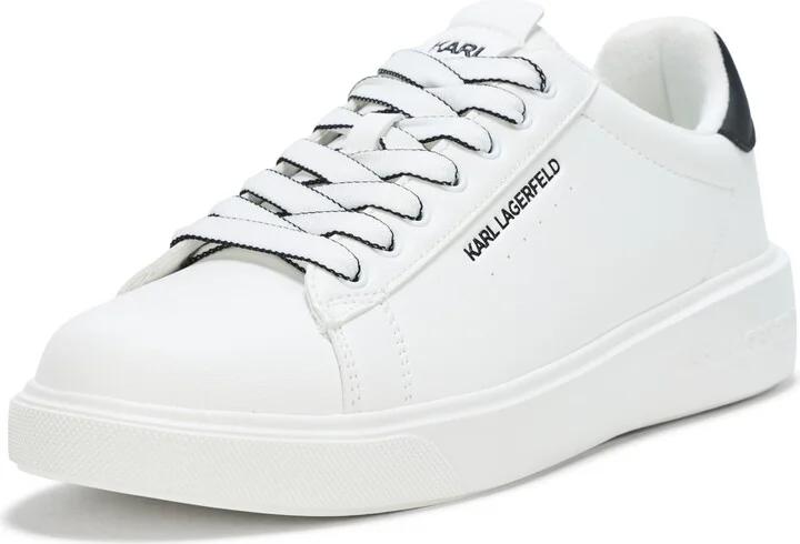Karl Lagerfeld Paris Men's Lightweight Phylon Sole Faux Leather Sneaker