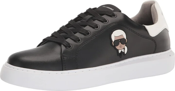 Karl Lagerfeld Paris Men's Lightweight Phylon Sole Leather Sneaker