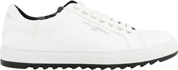 Karl Lagerfeld Paris Men's Logo Plain Toe Bit Sneakers - Image 2