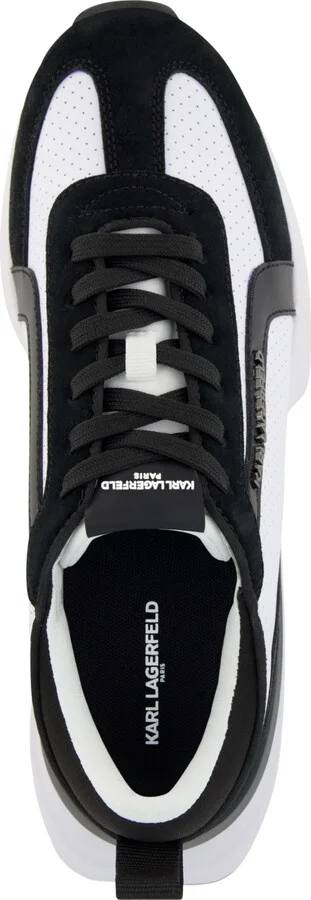 Karl Lagerfeld Paris Men's Perforated Metal Logo Running Sneakers - Image 4