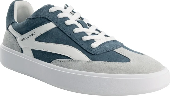Karl Lagerfeld Paris Men's Side K Racer Toe Sneakers