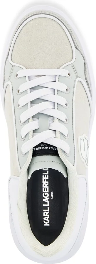 Karl Lagerfeld Paris Men's Side Patch Court Lace Up Sneakers - Image 4