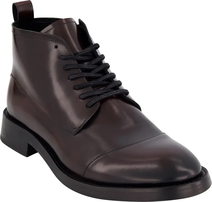 Karl Lagerfeld Paris Men's Side Zip Chukka Boot Combat