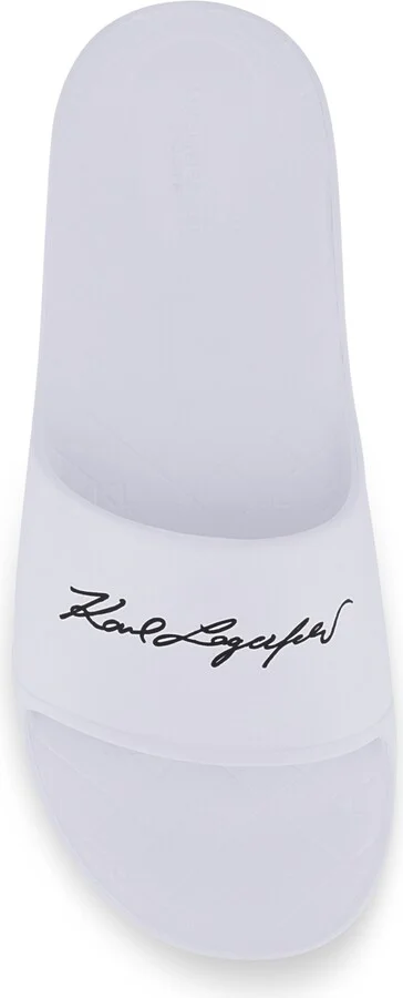 Karl Lagerfeld Paris Men's Signature Logo Pool Slide - Image 3