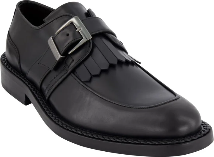 Karl Lagerfeld Paris Men's Single Monk Fringe Moctoe Sneaker